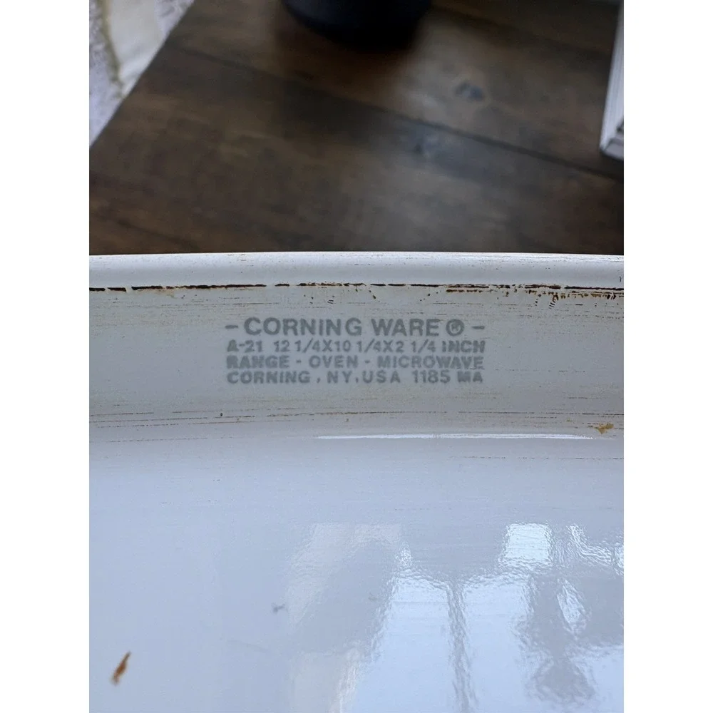 Corning Ware Spice of Life A-21 Lasagna Open Roaster Baking Dish Le Romarin